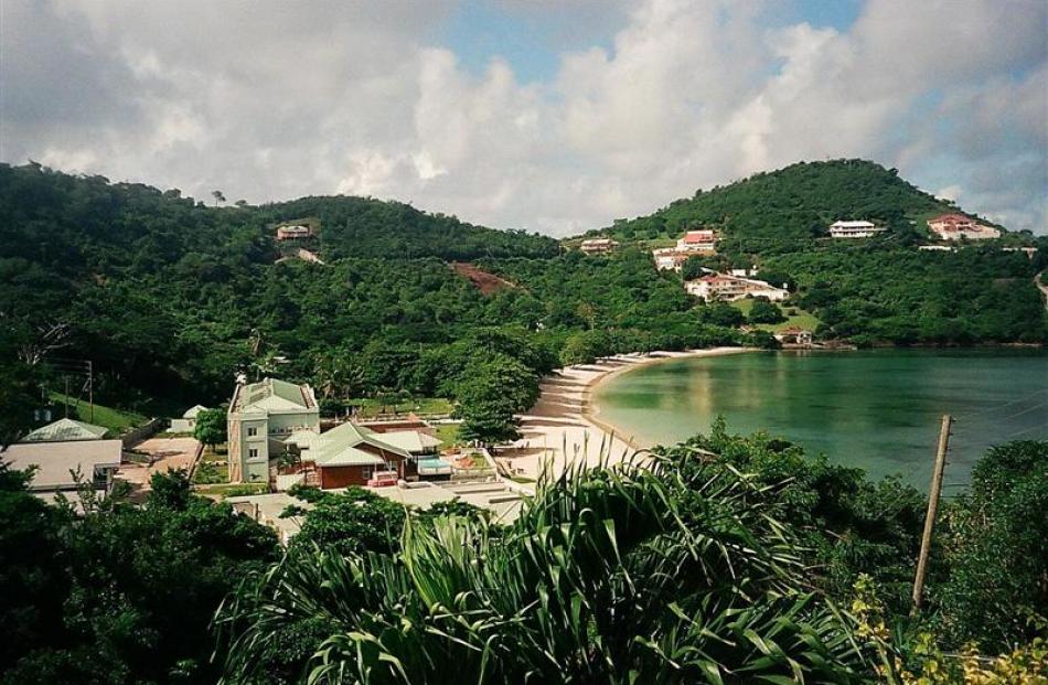 Picturesque and peaceful bays of Grenada.
