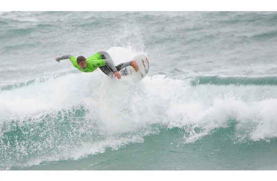 Richard Christie competes in the men's open final.