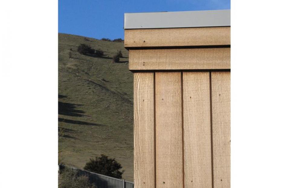 The western red cedar on the exterior was chosen for its durability.