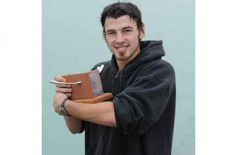 Daniel O'Brien wins the overal Lachie Mclean trophy.