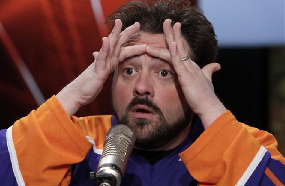 Actor and director Kevin Smith is interviewed on the "Imus in the Morning" programme on the Fox...