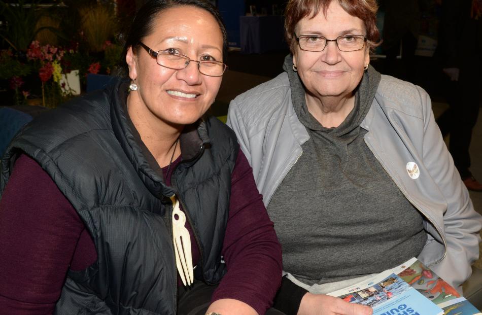 Tiahuia Kawe-Small, of Invercargill, and Chris Holtham, of Dunedin.