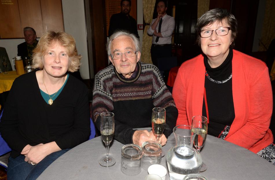 Tracey and Nigel Jamieson and Shona McDonald, all of Dunedin.