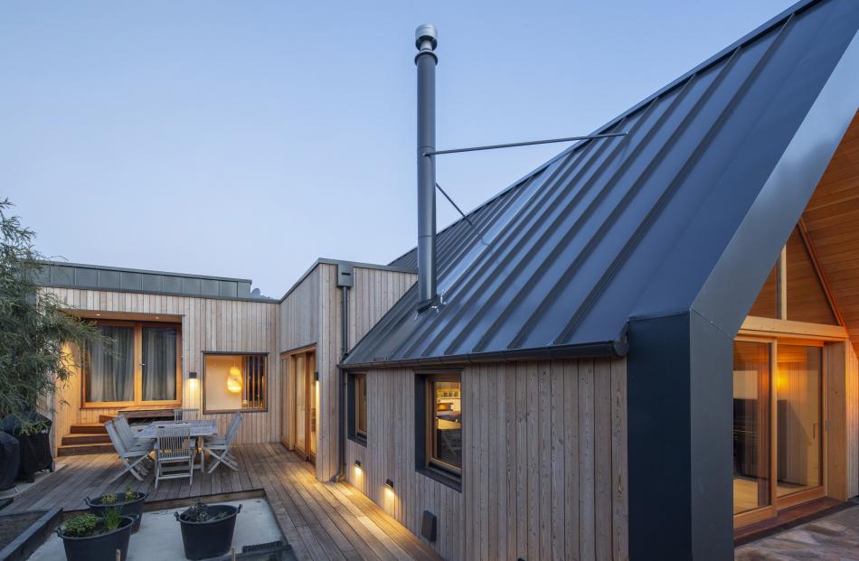 The alterations increased the home from 100sq m to 300sq m.