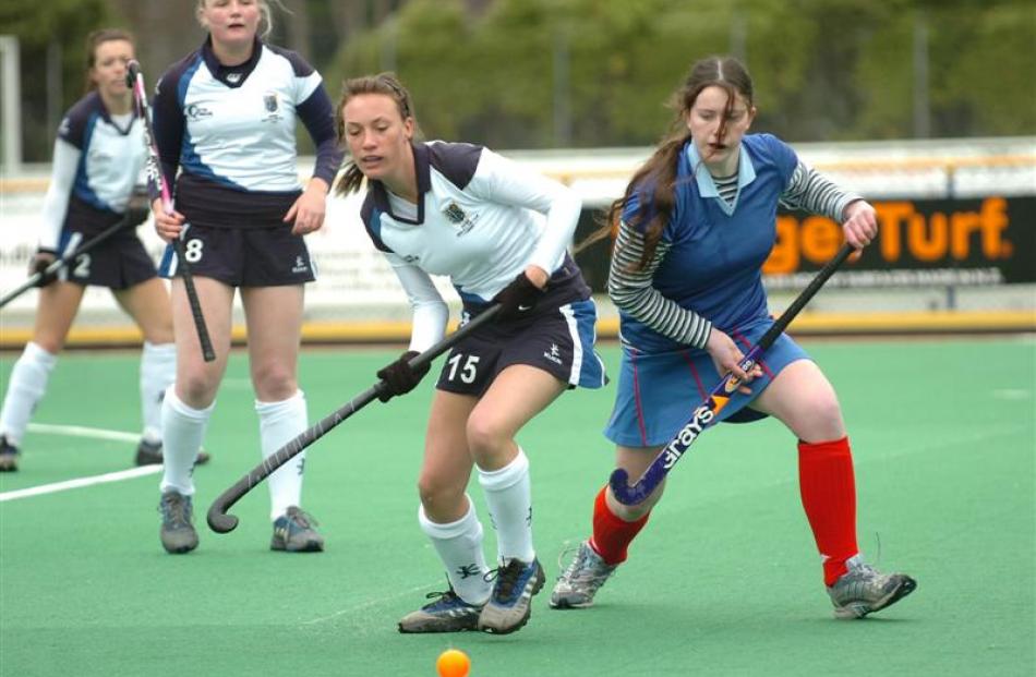 Queens High School of Dunedin playing against Queen Mary School of Manchester in England at the...