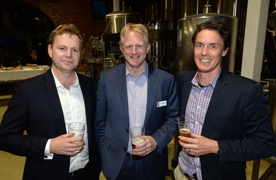 Sam Guest, Lane Sievwright and Steve Wellington, all of Dunedin.