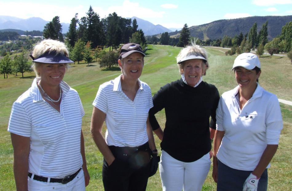 Liz McRae, Mel Ewing, Mary Heckler, and Judy Nelson, won the women's competition.