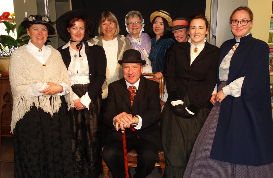Lakes District Museum staff wear period clothing during yesterday’s 70th anniversary open day....