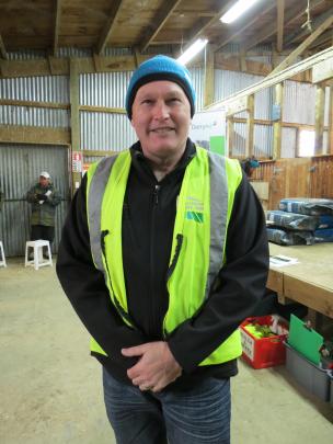 Southern Dairy Hub business manager Guy Michaels talked about the hub's financial progress during a recent field day. 