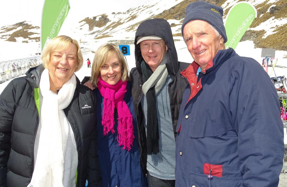 Judy Isaacs, Sharon and Greg McDermant and Graham Isaacs, all of Byron Bay.