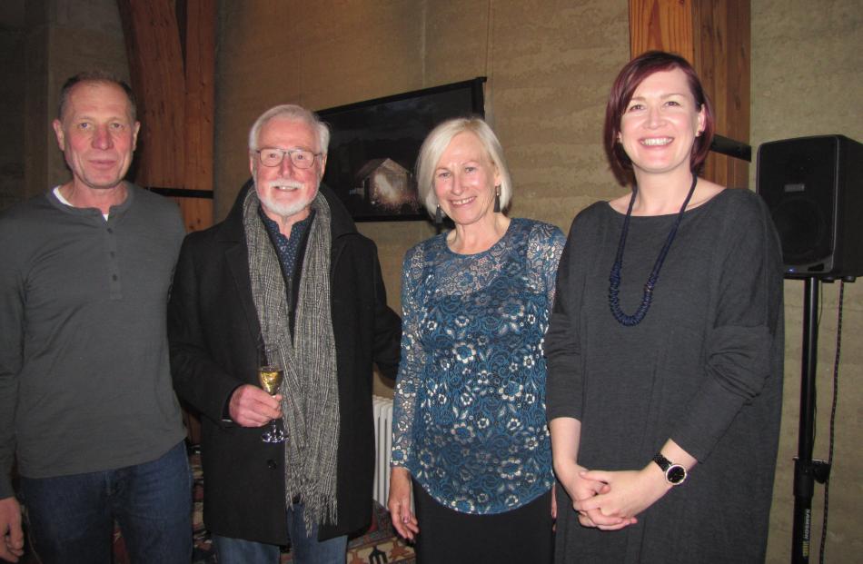 Rudi Bauer, of Cromwell, Alan Brady, of Clyde, Viv Milsom (author) of Wanaka, and Carrie Welch, of Auckland.