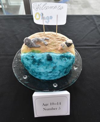 Emily Dean's cake, which received third place in it's category. 