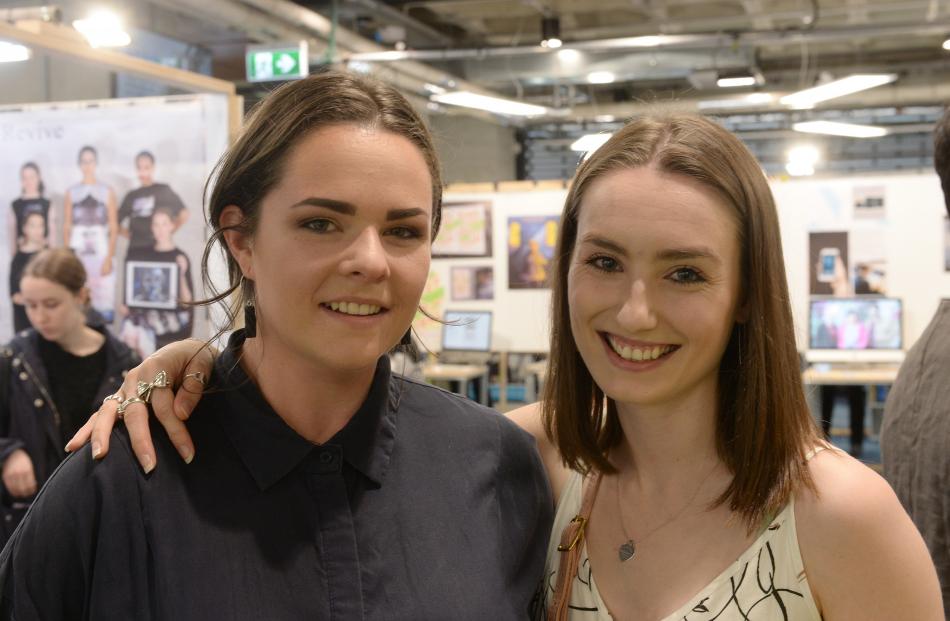 Michaela Roy, of Dunedin, and Amber Harvey, of Gore.