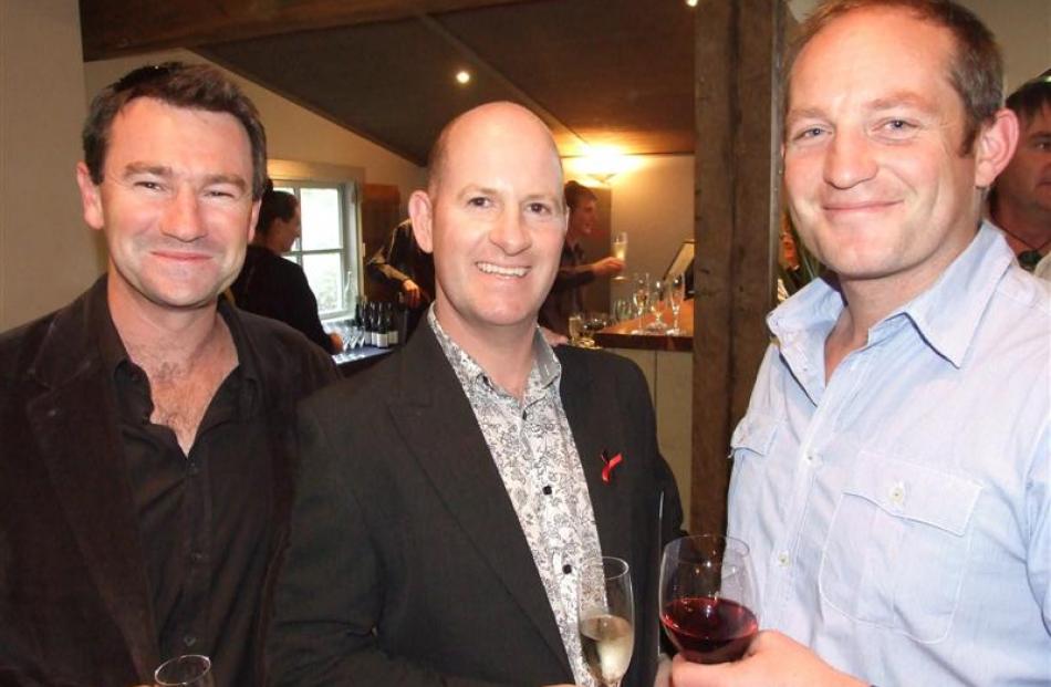 Ed Cruikshank, Pete Campbell, and Lee Fletcher, all of Queenstown.