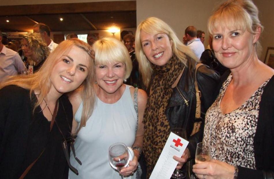 Katie and Kaye Parker, Emma Gould and Mandy Kennedy, all of Queenstown.