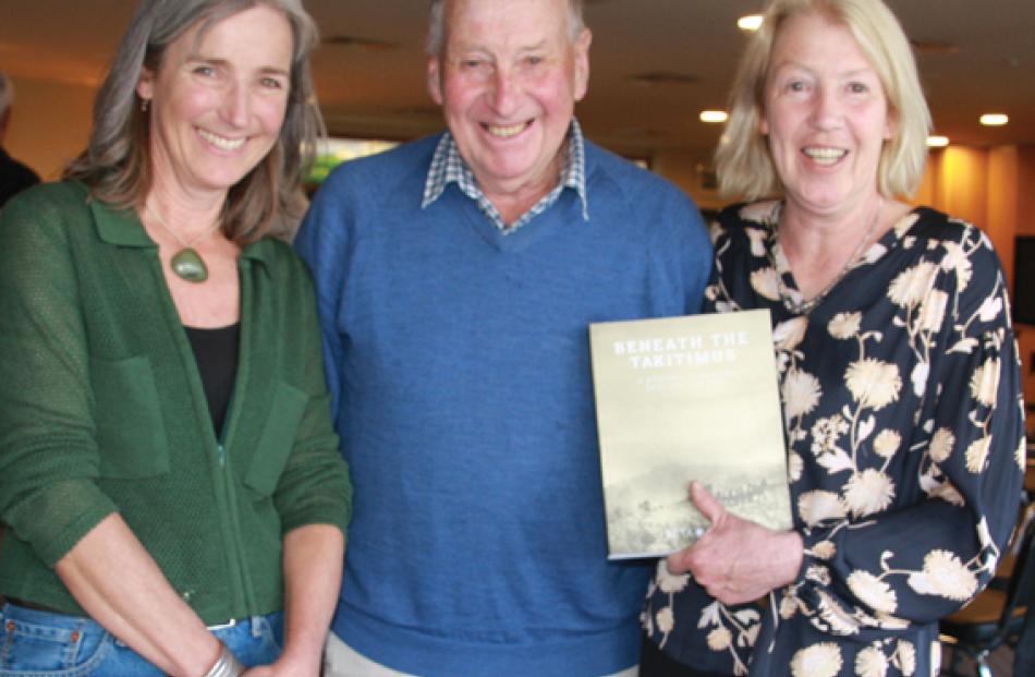 L to R: Peta Carey, Author, David Macdonald was a lifelong friend of Bridget’s father Bill,...