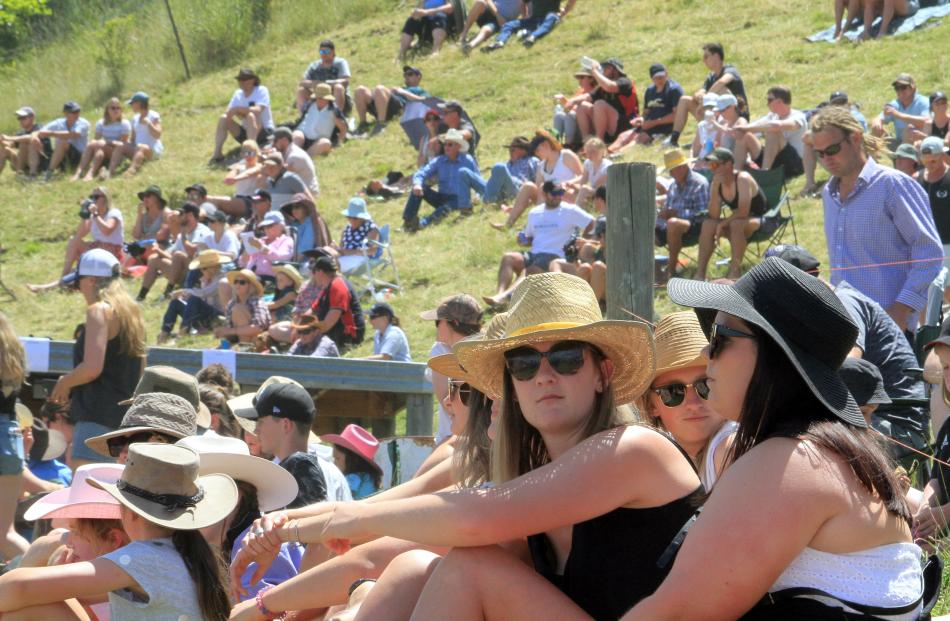 Several hundred rodeo fans took in the action.