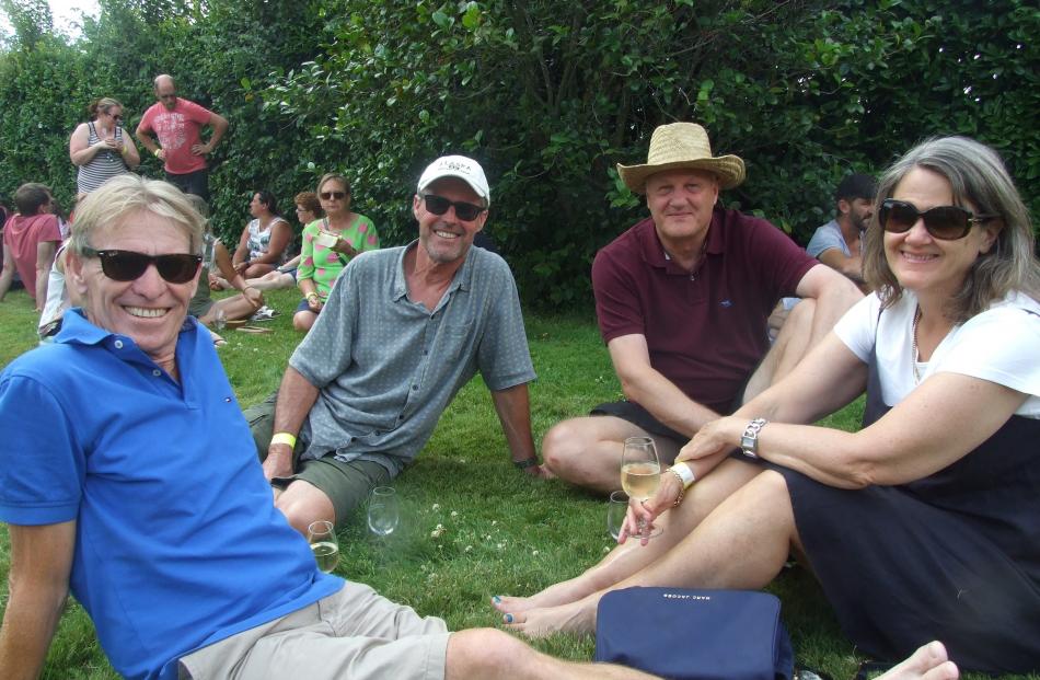 Kevin Carter, of Wellington, Chris McLachan, of Auckland, Chris Oates, of the United Kingdom and...