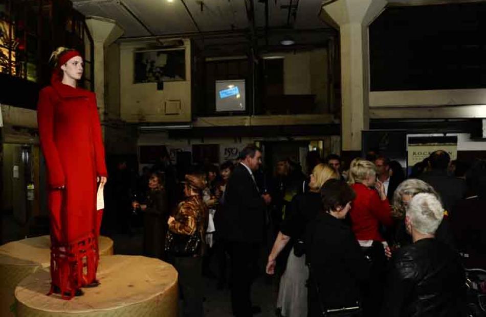 Faces at the opening of ID Fashion Week in the Otago Daily Times building on Tuesday evening....