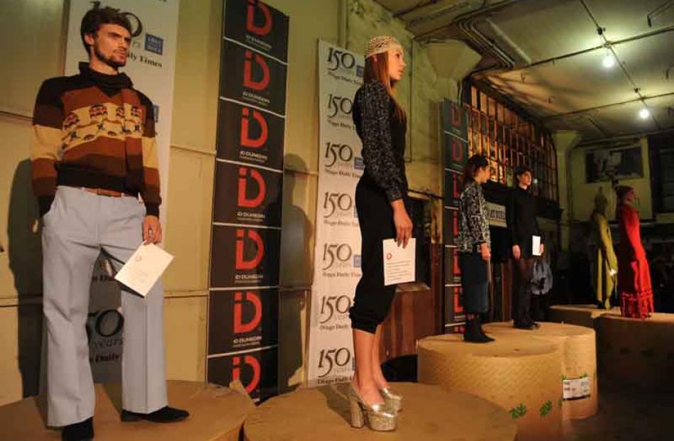 Models on show at the opening of ID during the launch at the Otago Daily Times Building on...