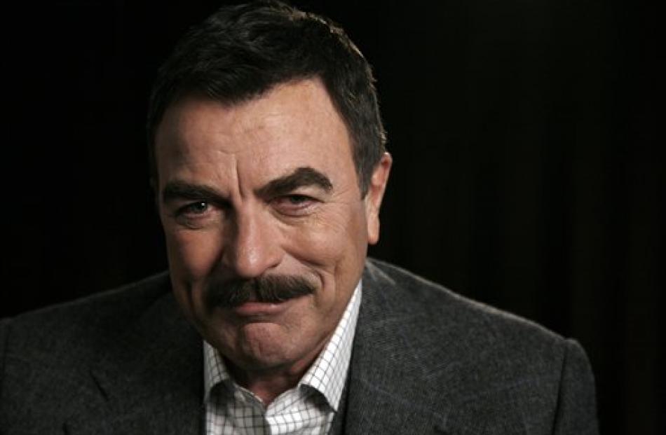 Actor Tom Selleck poses for a portrait in New York. (AP Photo/Jeff Christensen)