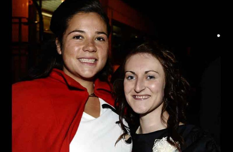 Jane Merry (22) and Jodi Westaway (23) both of Timaru.