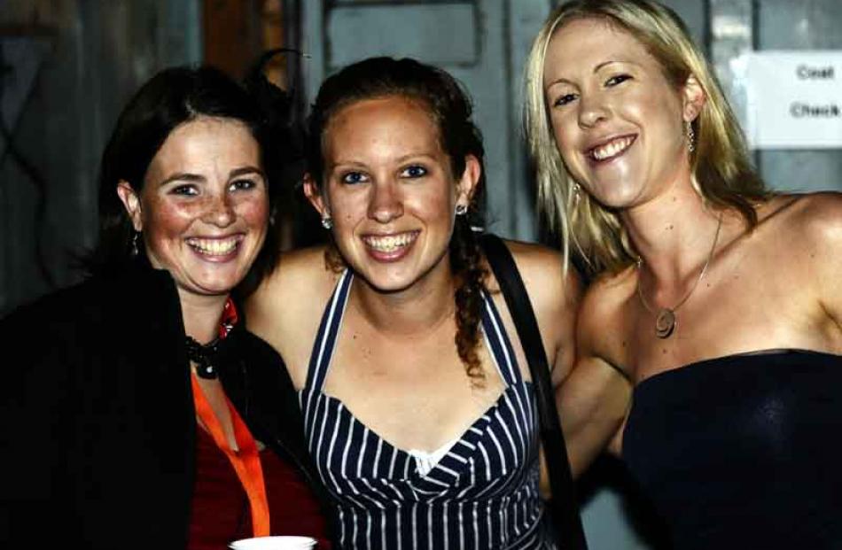 Vicki Kean (25), from Hyde,  Susan Anderson (24), of Queenstown and Nicki Kelland (24) from Clyde.