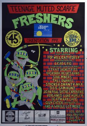 Posters mutated slightly in 1991.
