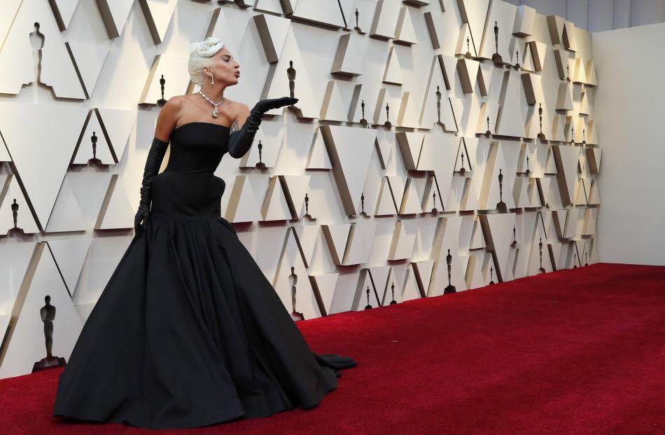 Lady Gaga is nominated for best actress for her role in 'A Star is Born' and for best original song for 'Shallow' from the same movie. Photo: Reuters