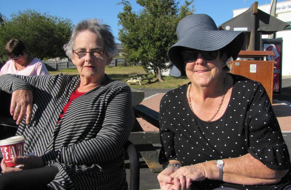 Le-ann Muir, of Wanaka, and Gail Ford, of Lake Hawea.