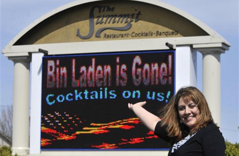 Darlene Zaragoza, the banquet manager at the Summit Restaurant in Racine, Wisconsin, shows the...