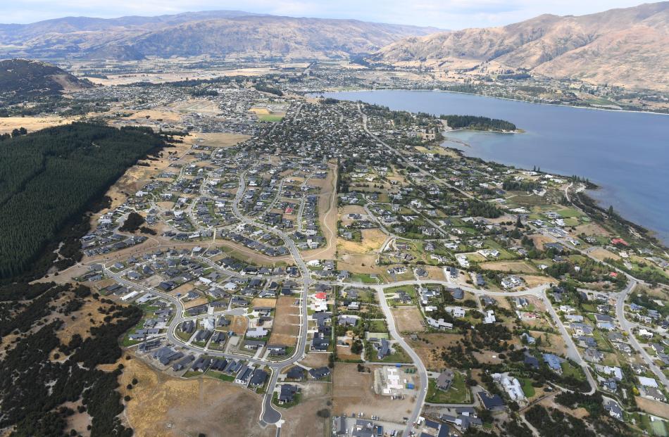 The older Peninsula Bay subdivision with few empty sections remaining. Sticky Forest is on the...