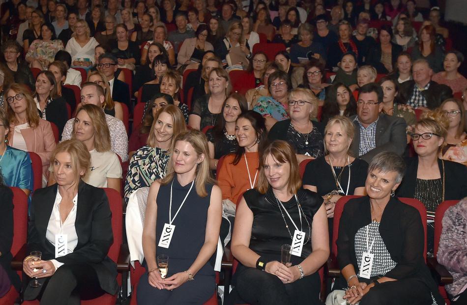 The crowd takes in the iD Dunedin Fashion Show at the Regent Theatre last night. PHOTO: PETER...