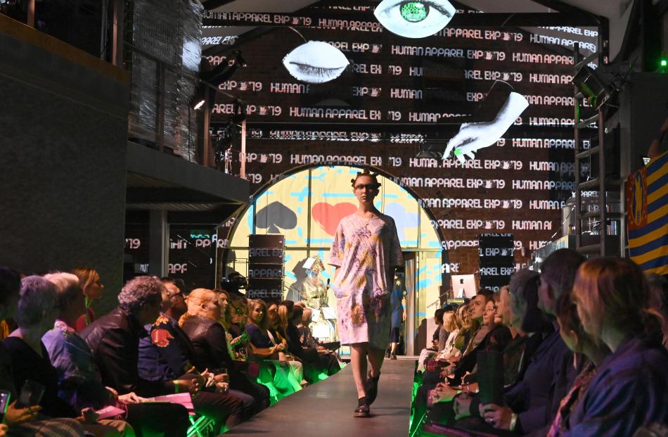 At the iD Dunedin Fashion Week on Saturday, is Steep Street's Rachel Blackburn on the catwalk at...