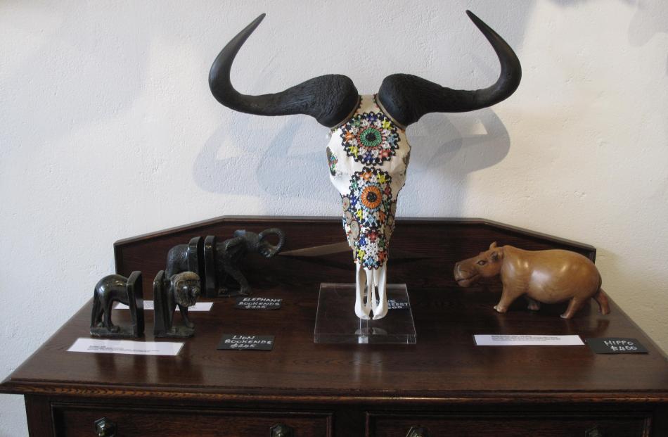 Animal skulls are another speciality.