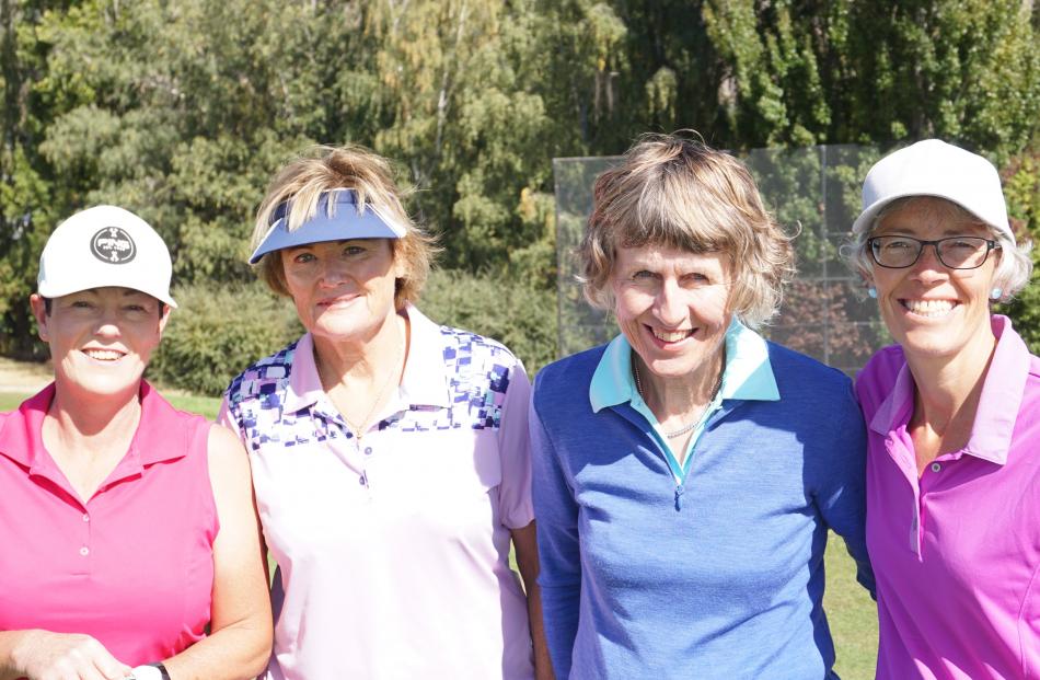 Holly Davies, Margo Hewitt, Suzie Baillie and Carmel Hyndman, all of Wanaka.