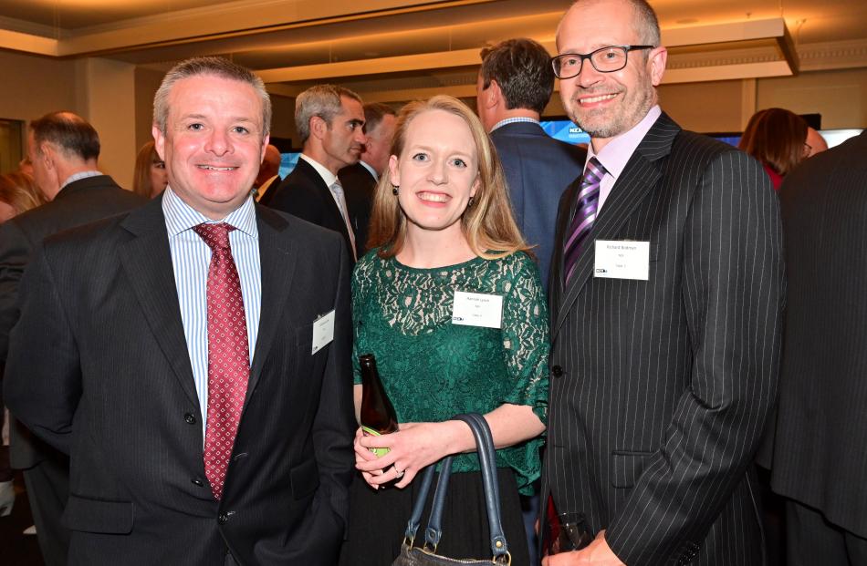 Graham Law, of Wellington, Hannah Lynch, of Auckland, and Richard Bodman, of Wellington.