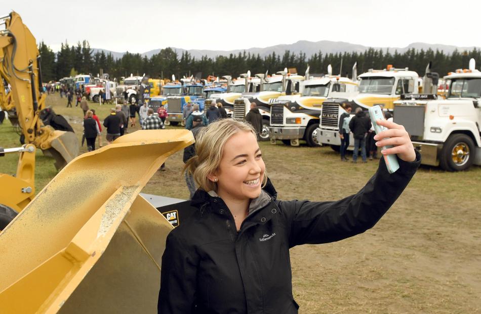 With her family in the trucking business, Kate Gebbie, of Geraldine, recorded some images to take...