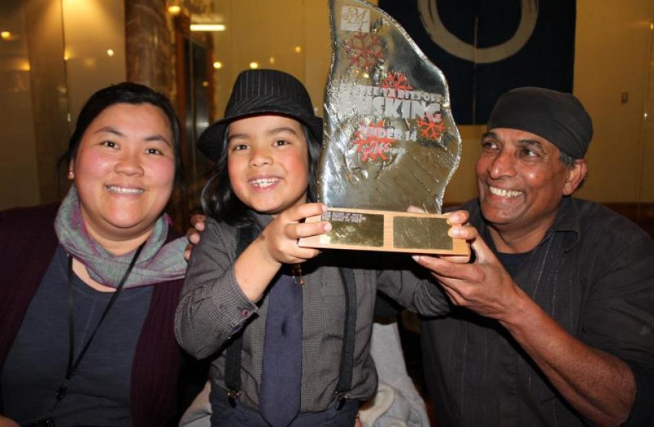 Jayden with his parents Lien Trinh and James Jesudhass. Photos supplied.