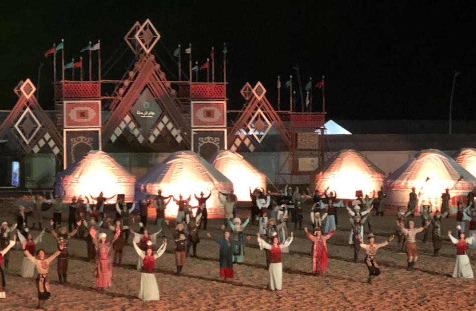 Performances at the Nomad Games. Photo: Deborah Heron