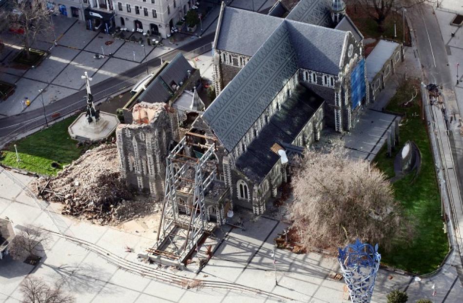 Christchurch's iconic Cathedral.