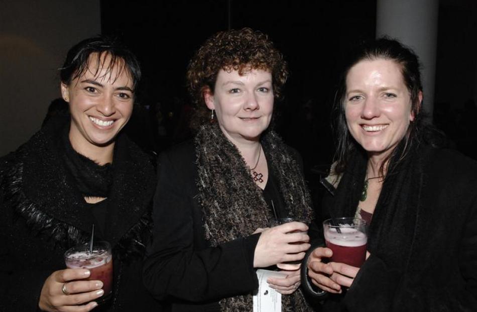 Tania Pleace, Alison Kennedy and Mary Dickie, all of Dunedin.