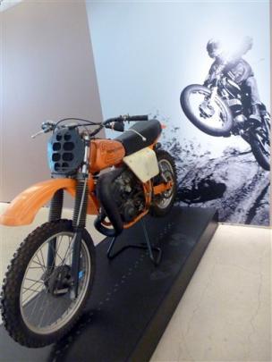 A liquid-cooled motocross bike from 1978.