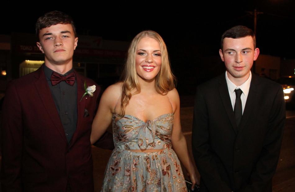 Ben Hutton (16), Annabelle Philps (17) and Patrick Norman (16).
