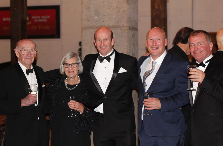 Uncle John Harris, with Sally Harris and her three boys Chris, Ben and Tim Harris, all of...