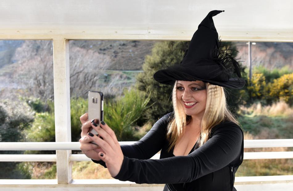 Sarrah Allan snaps a selfie. 