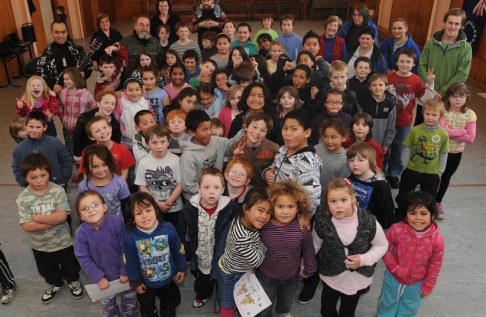 Pupils, staff and parents of Calton Hill School, who were happy to learn yesterday the school...