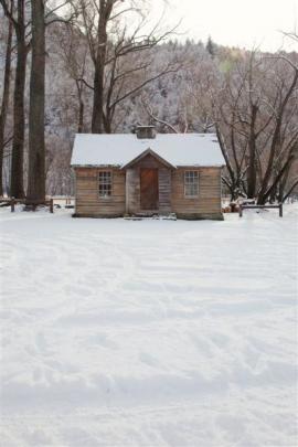 The restored Police Camp building in the gold mining settlement of Arrowtown.