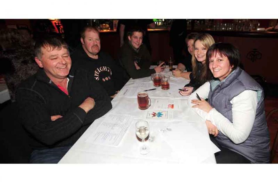 Dean McCrostie, Grant Driver, Dean Elder, Sheryl Driver, Jane Sweeney, Megan McCrostie
