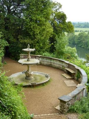 From the Tortoise Fountain at Cliveden, there is a view of the River Thames. Photo by Kerri Brennan.